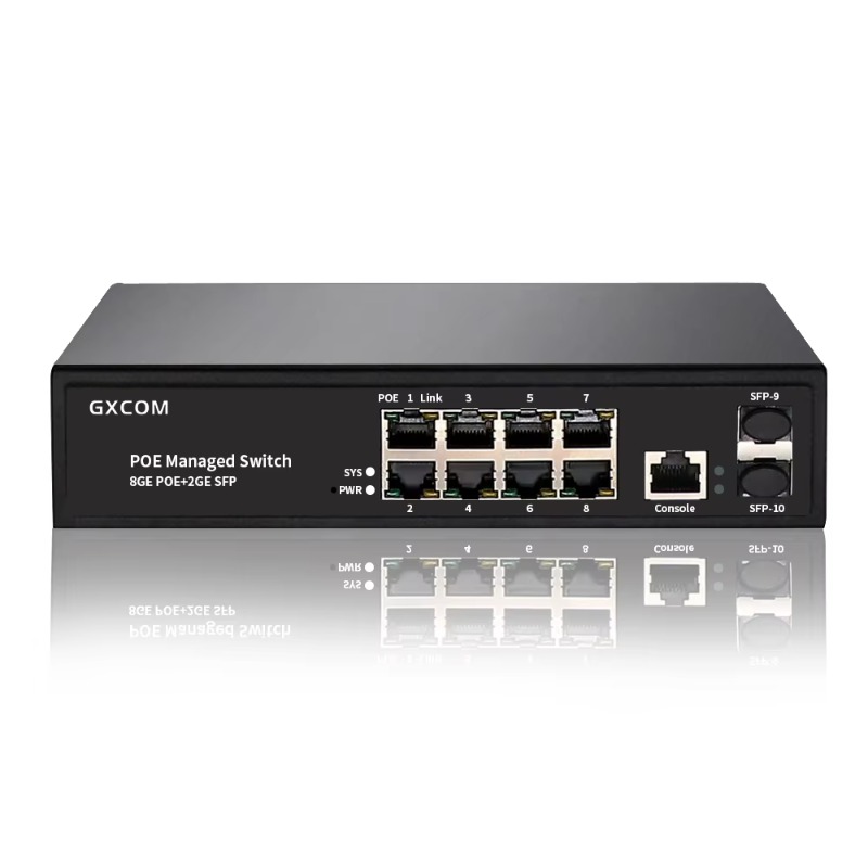 Managed Gigabit Poe Switch 8 Port 802.3At - 8-портовый гигабитный управляемый коммутатор уровня 2