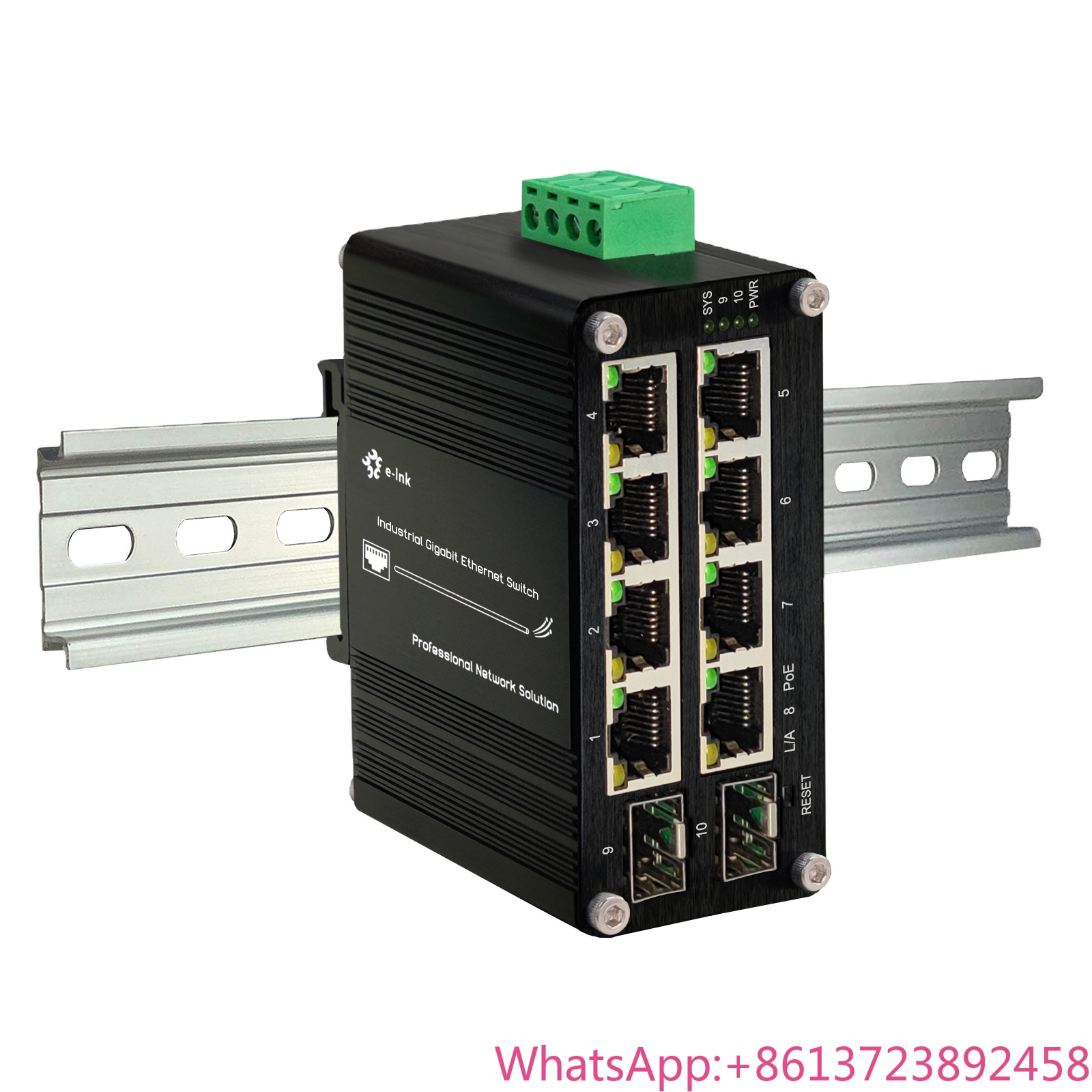Managed Gigabit Poe Switch 8 Port 802.3At - Управляемый коммутатор PoE, 8 портов, 10/100/1000T,