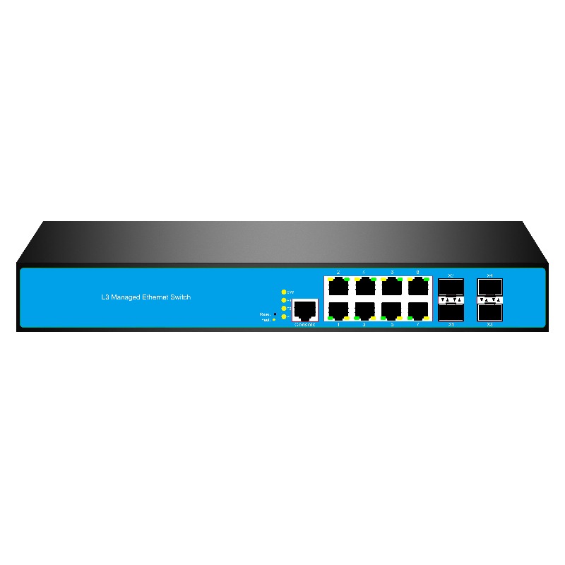 Sfp+ 10G Managed Switch 8 Port - 12-портовый управляемый сетевой коммутатор L3 с