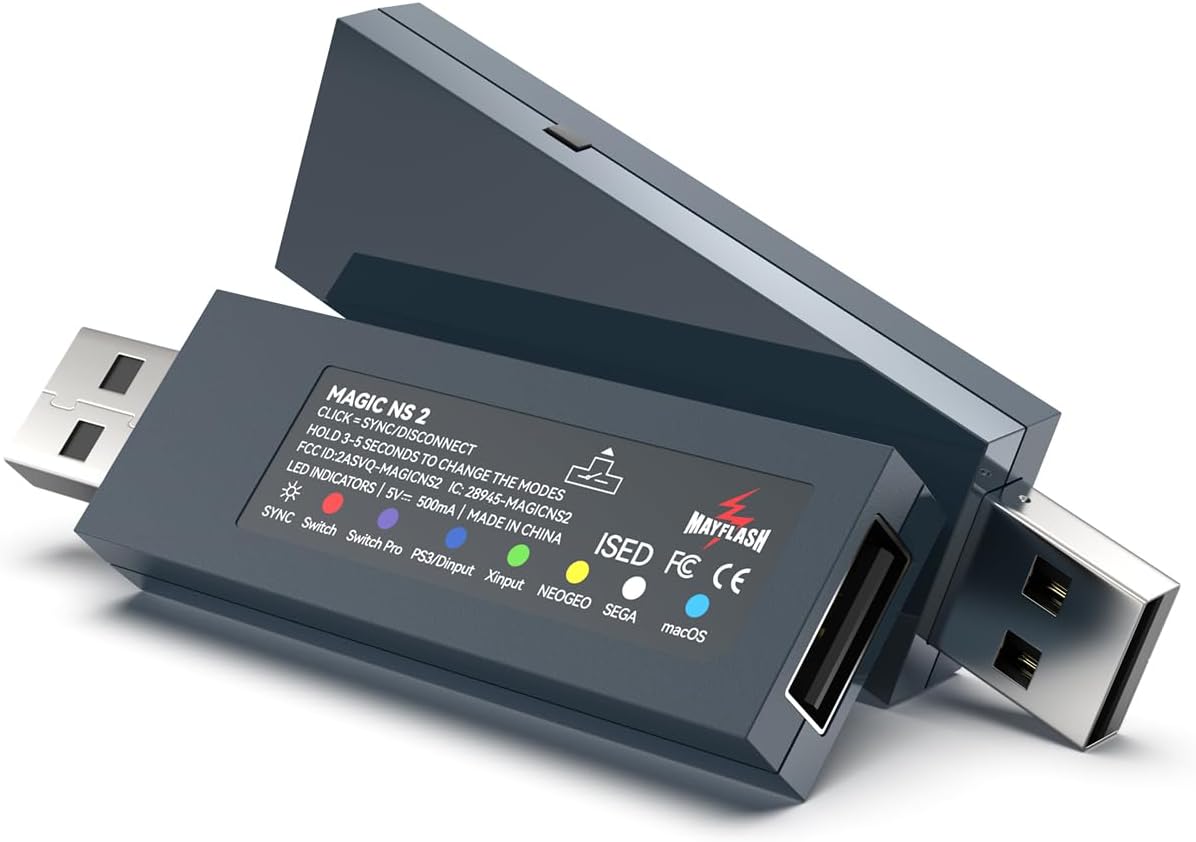 Turing Pi 2 - Беспроводной USB-адаптер MAYFLASH Magic NS2 Bluetooth,