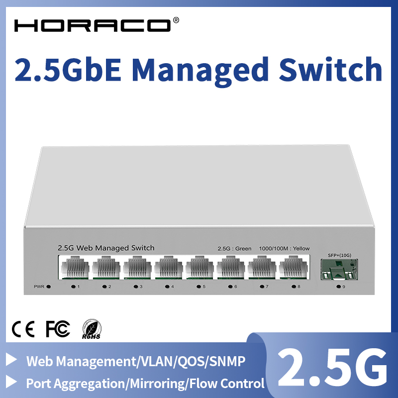 Управляемый коммутатор 2,5GbE, – обзор и цена Sfp+ 10G Managed Switch 8 Port