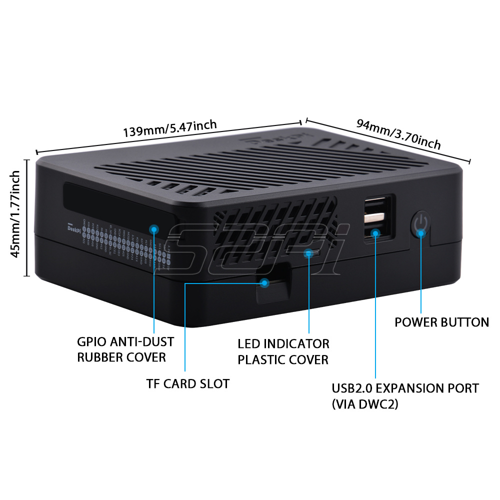 Корпус 52Pi DeskPi Lite NAS с  – обзор и цена Deskpi Super6C