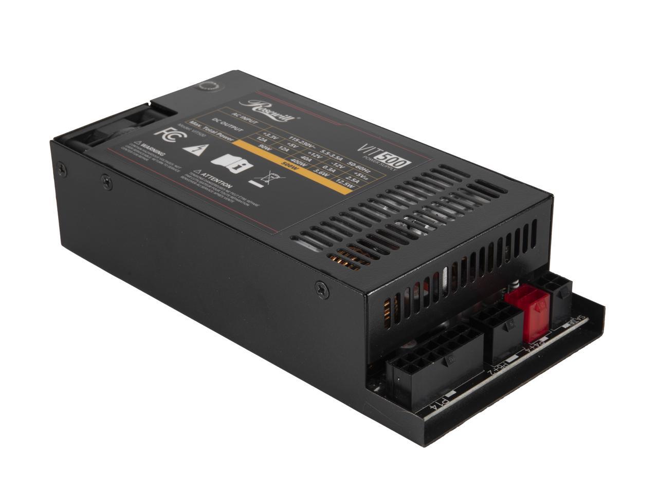 Блок питания Rosewill VIT 500W – обзор и цена Atx Power Supply 1U Flex 500W