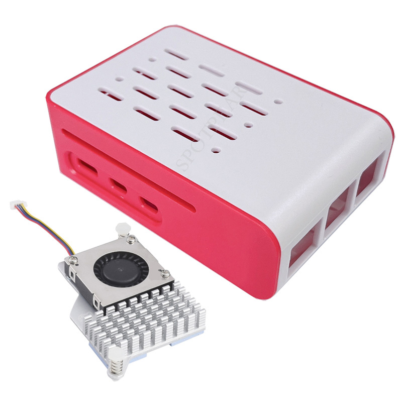 Красно-белый охлаждающий чехол – обзор и цена Raspberry Pi 5 8Gb