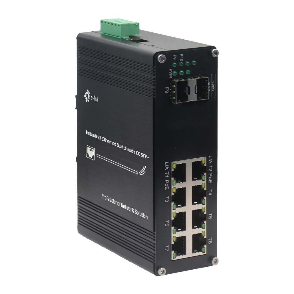 Промышленный 8-портовый управл – обзор и цена Managed Gigabit Poe Switch 8 Port 802.3At