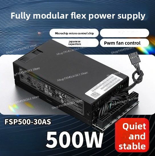 Блок питания 500W 1U Platinum  – обзор и цена Atx Power Supply 1U Flex 500W