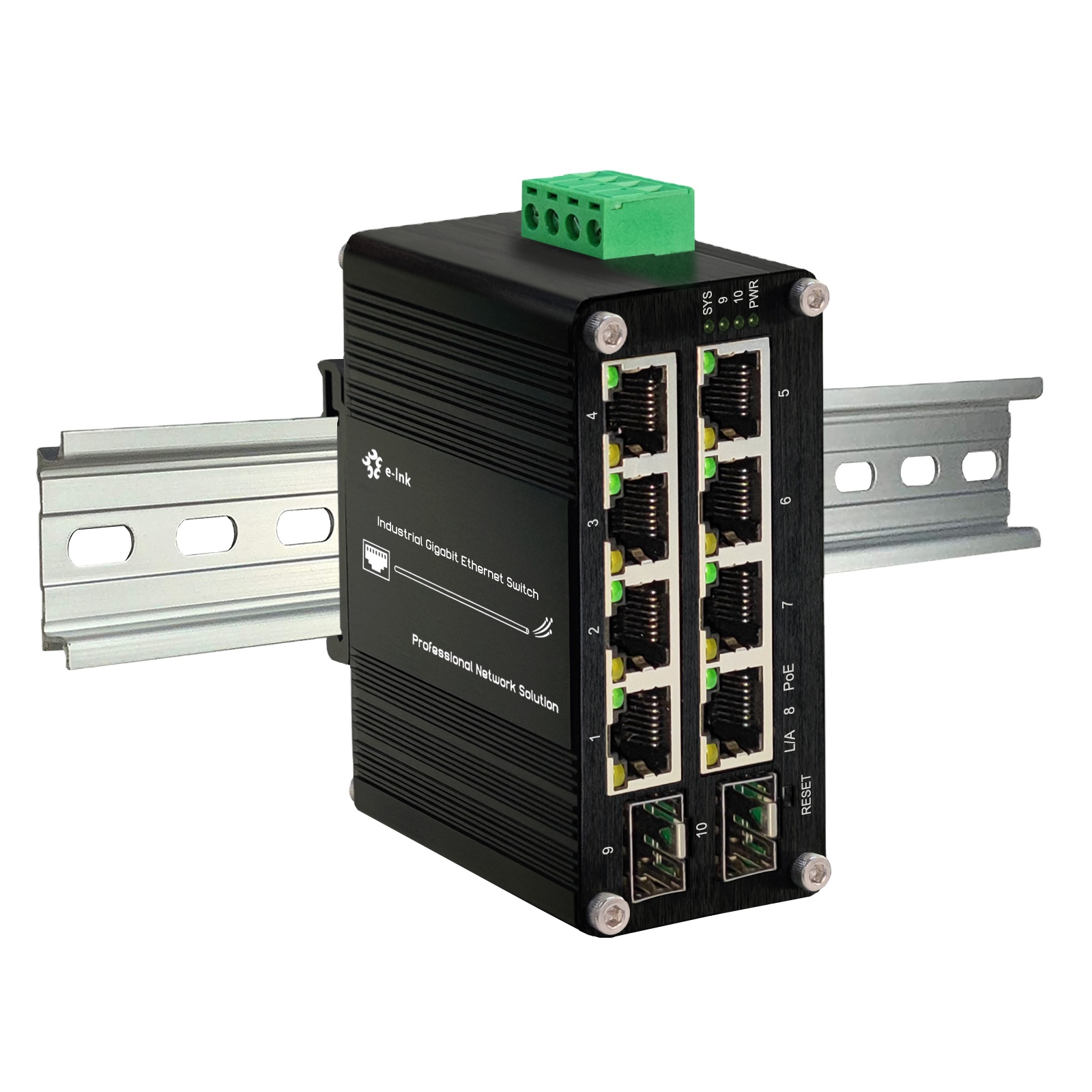 Управляемый PoE-коммутатор на  – обзор и цена Managed Gigabit Poe Switch 8 Port 802.3At