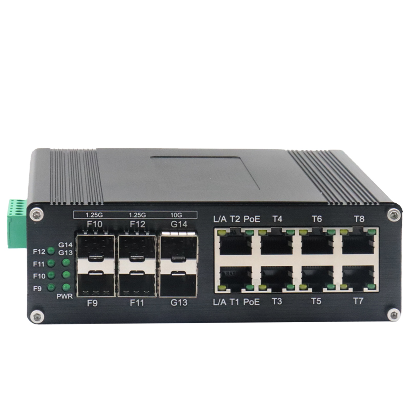 Промышленный коммутатор Ethern – обзор и цена Managed Gigabit Poe Switch 8 Port 802.3At